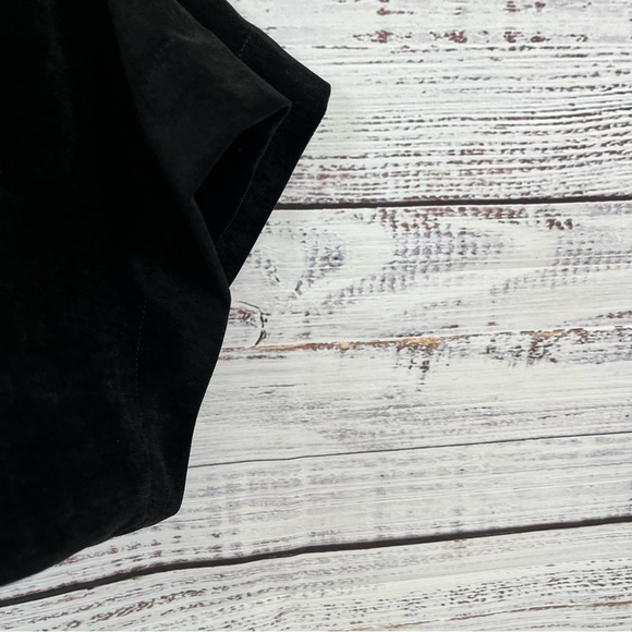 Coldwater Creek Black Faux Suede Trouser Fit Pants NWOT - Picture 6 of 16